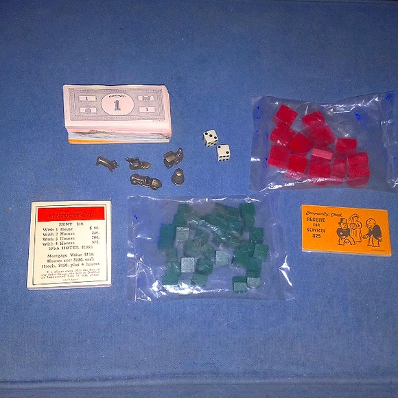 Vintage Monopoly Game Pieces - Picture 1 of 7
